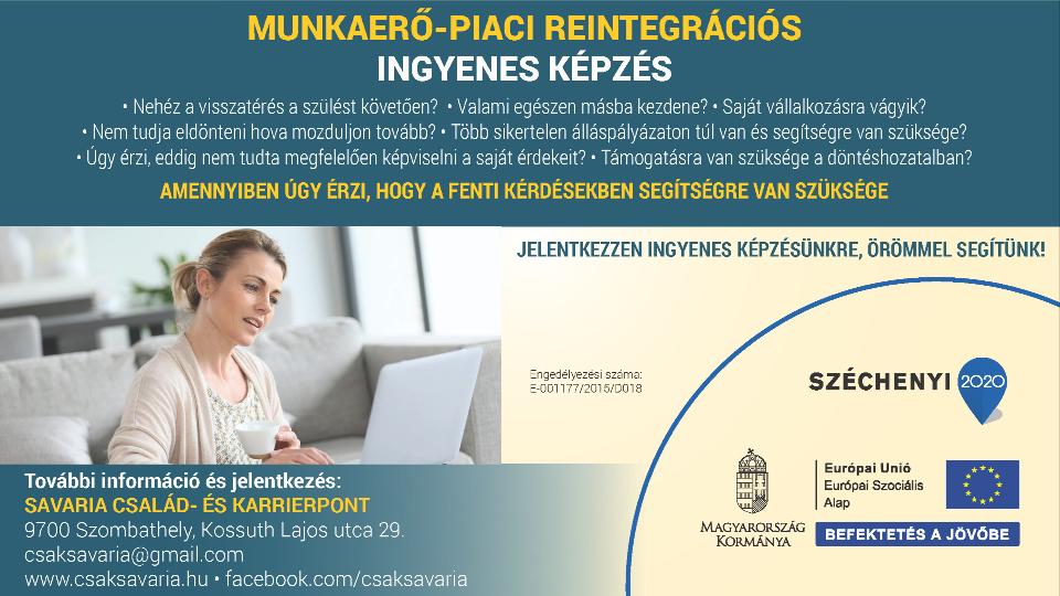 Munkaer-piaci reintegrcis ingyenes kpzs