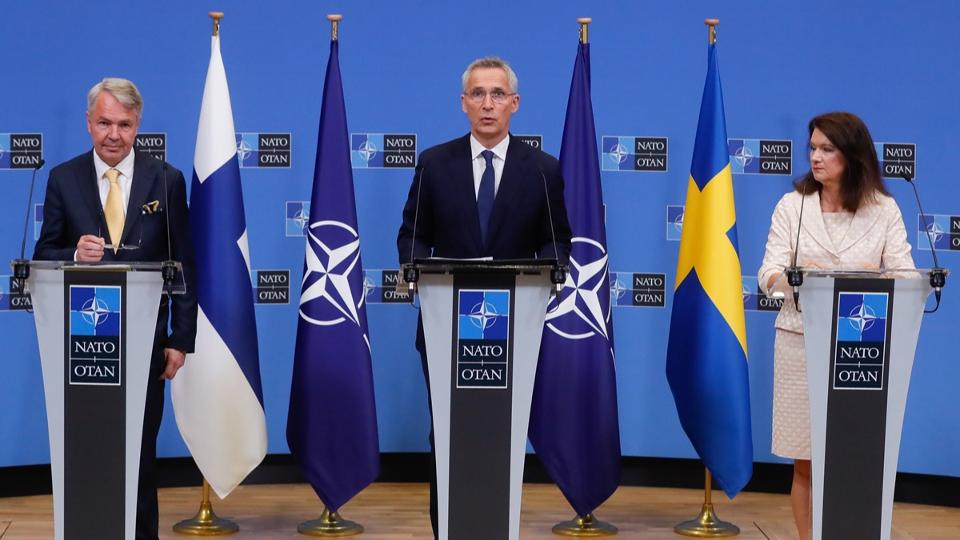 Hagyomnyosan semleges orszgokkal bvl a NATO: Finnorszg s Svdorszg
