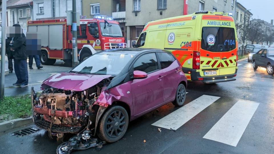 Kt ember srlt meg a reggeli balesetben Szombathelyen