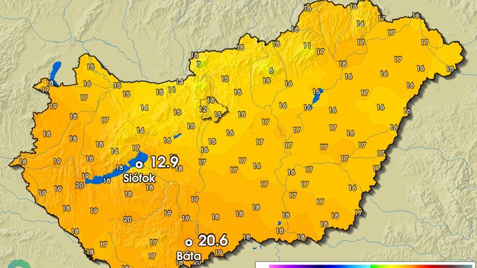 Megdlt a melegrekord, volt, ahol 20 fok fl emelkedett a hmrsklet