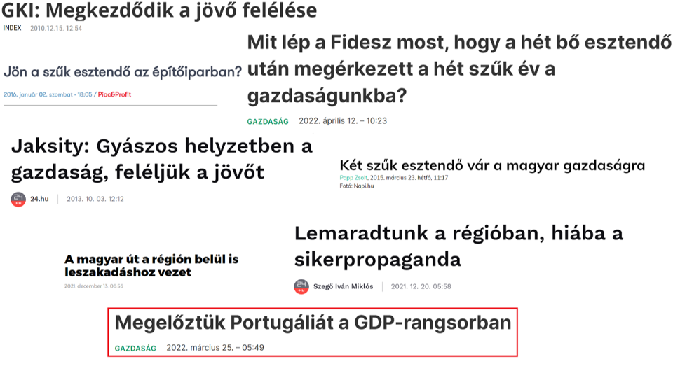 A gazdasgi propagandasajt megint megjsolta, hogy most aztn tnyleg kvetkezik a ht szk esztend