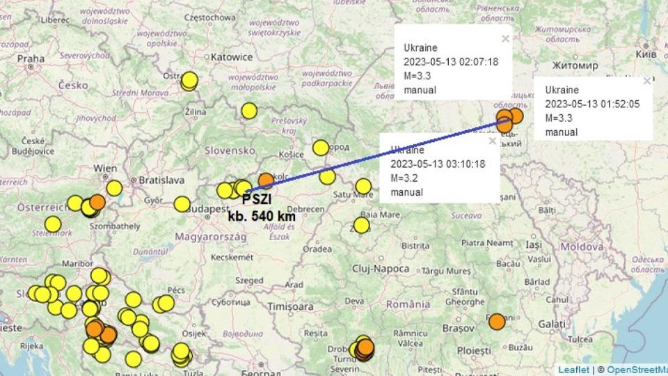 Akkora robbansok voltak Ukrajnban, hogy Magyarorszgon is rzkeltk