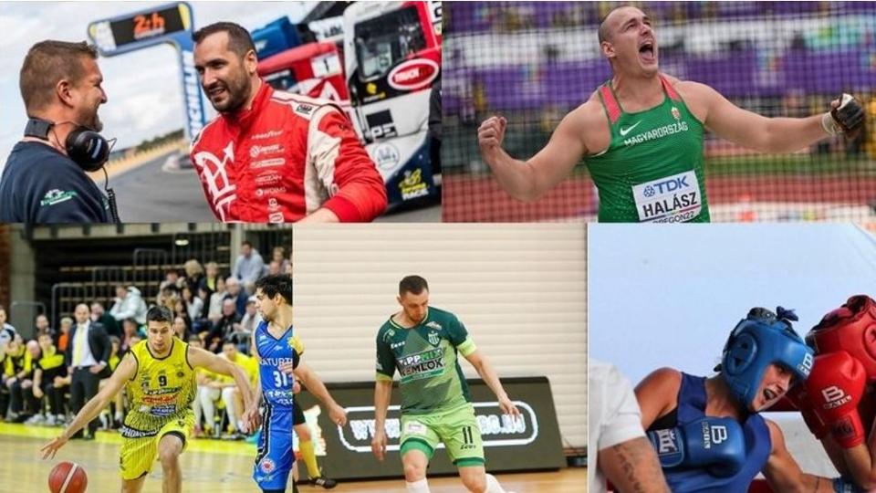 A legjobbak: Kiss Norbert, Halsz Bence, Perl Zoltn, Drth Zoltn, Hmori Luca - t vasi az v sportoli kztt