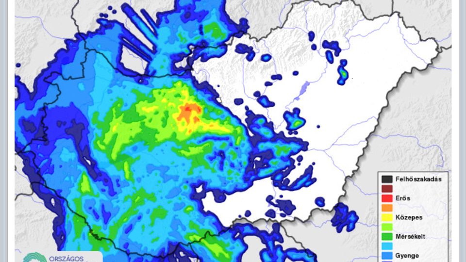 Rengeteg csapadk vrhat holnapig