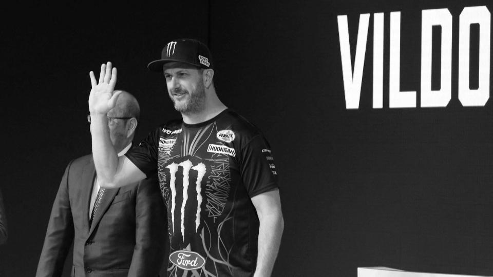 Elhunyt a legends raliversenyz, Ken Block