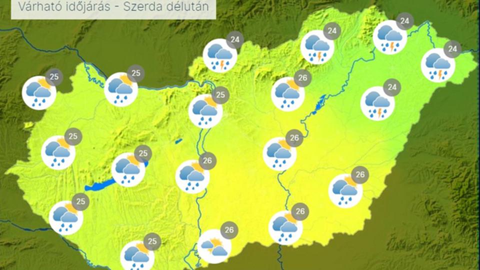 Nehz napjuk lesz szerdn a frontrzkenyeknek