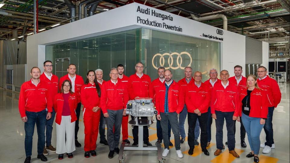 Az Audi Hungaria a vilg legnagyobb motorgyra